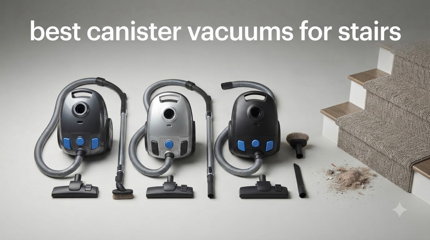 best canister vacuums for stairs
