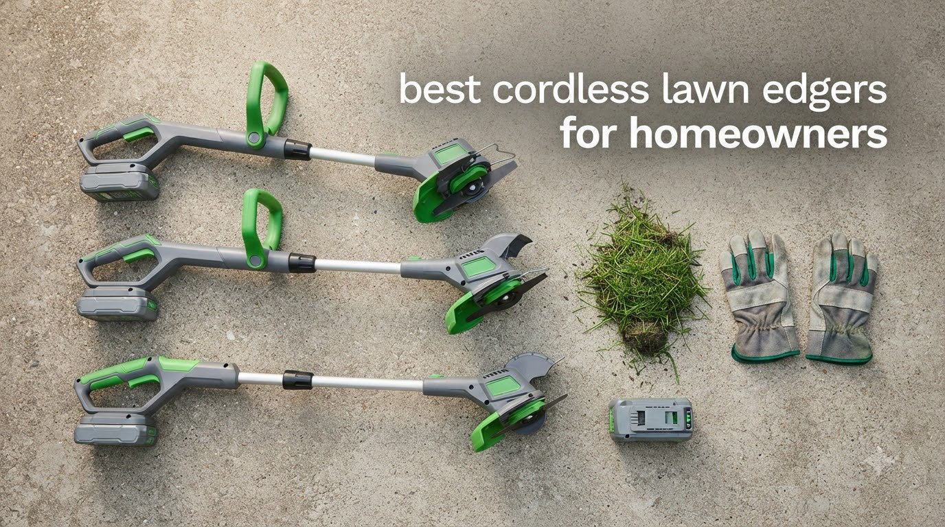 best cordless lawn edgers for homeowners