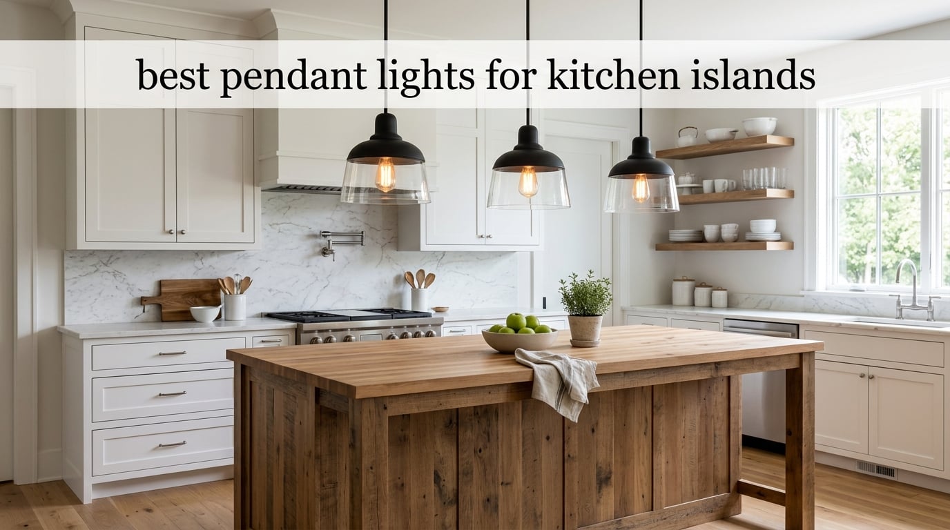 best pendant lights for kitchen islands