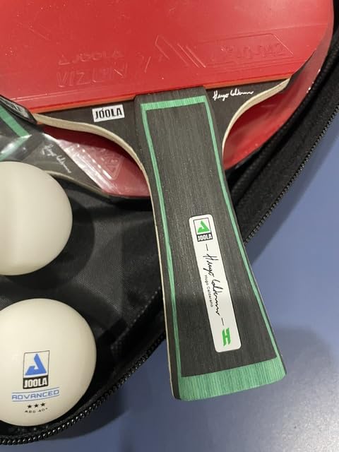 JOOLA Duo Pro Ping Pong Paddles Set of 2 - Professional Table Tennis Paddles, Three Advanced 3 Star Tournament Ping Pong Balls and Carrying Case - Advanced Table Tennis Rackets customer photo 2
