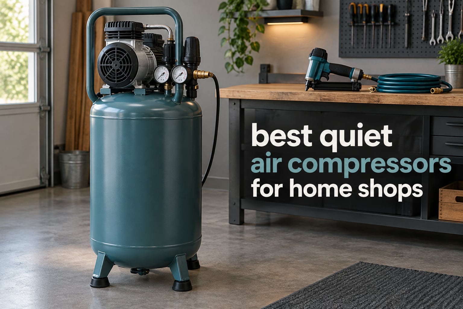 best quiet air compressors for home shops