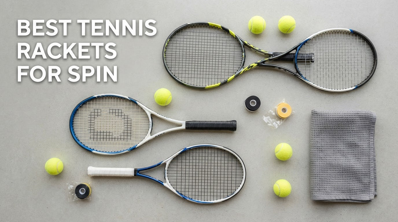 best tennis rackets for spin