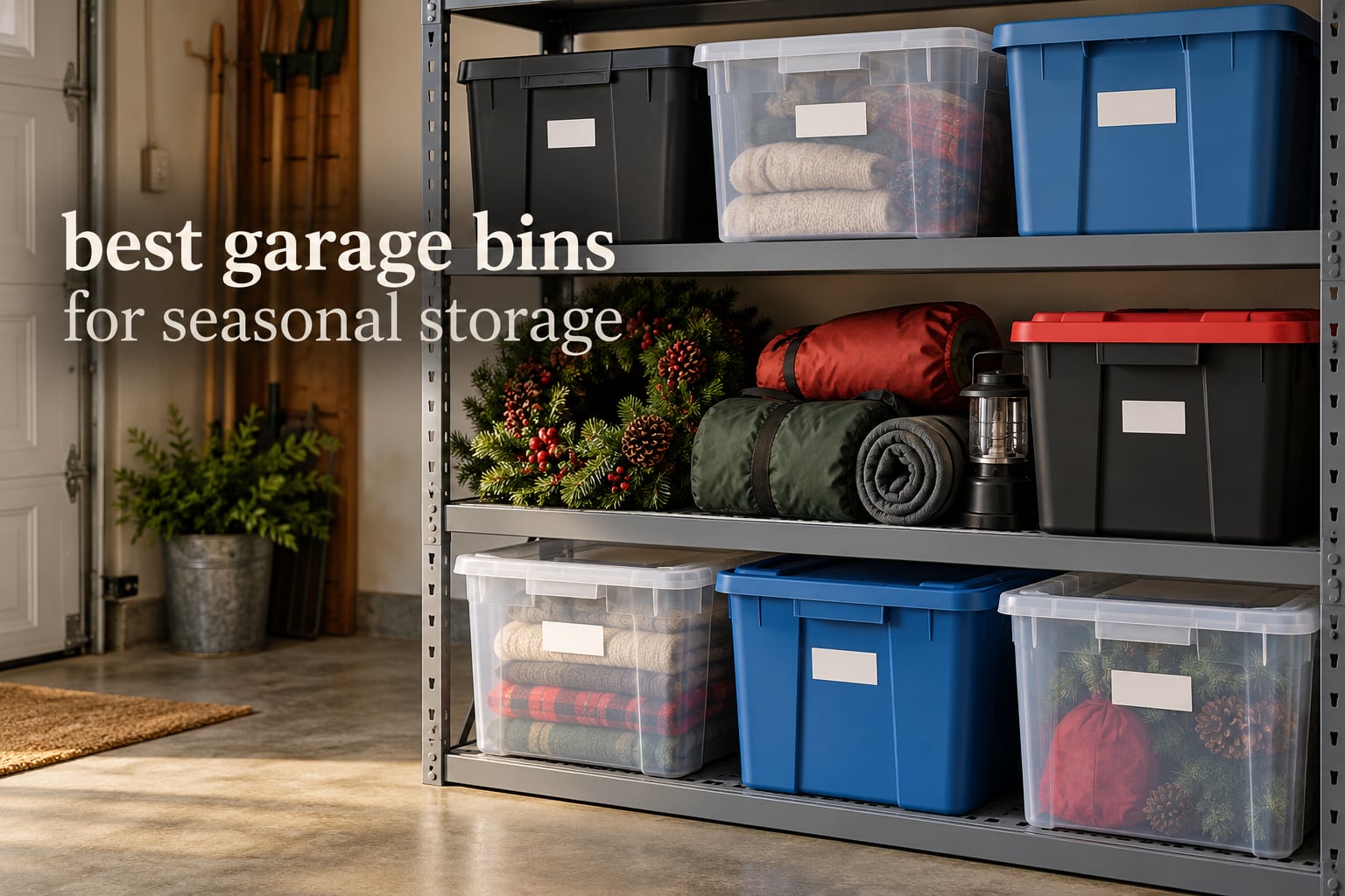 best garage bins for seasonal storage