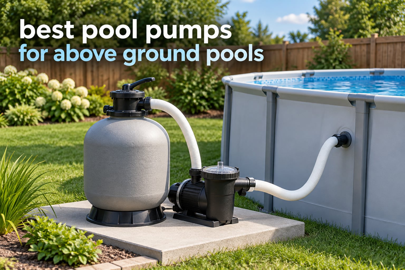 best pool pumps for above ground pools