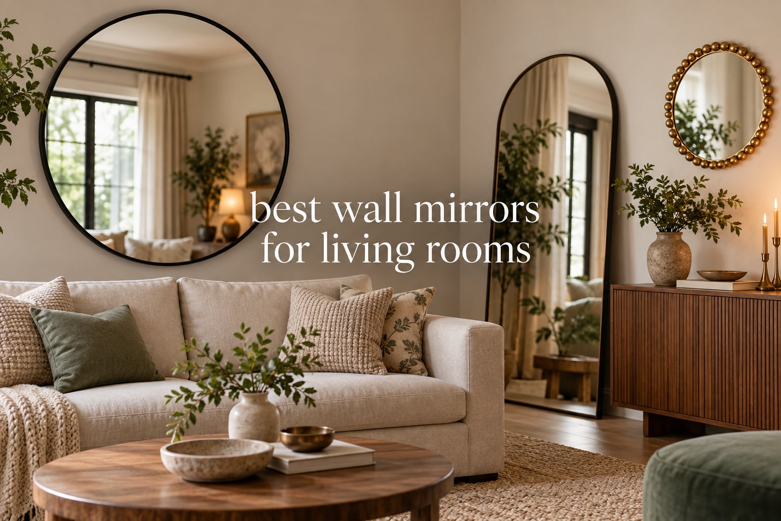 best wall mirrors for living rooms