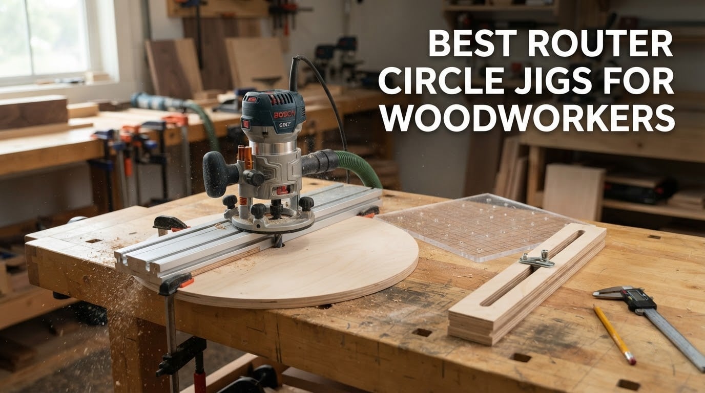 best router circle jigs for woodworkers