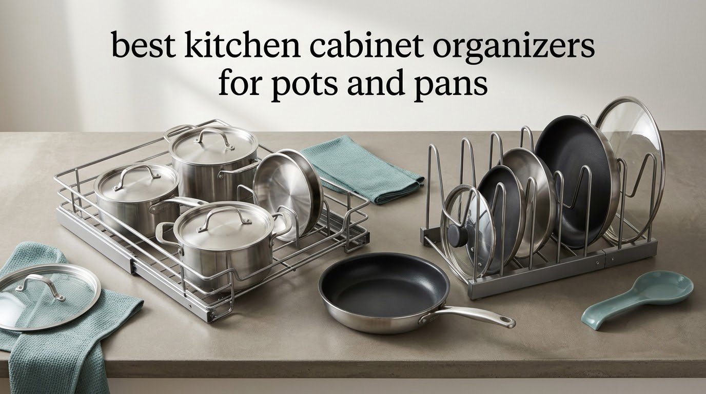 best kitchen cabinet organizers for pots and pans