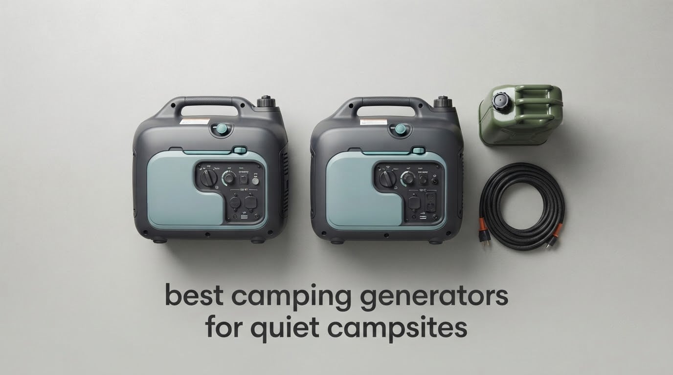 best camping generators for quiet campsites
