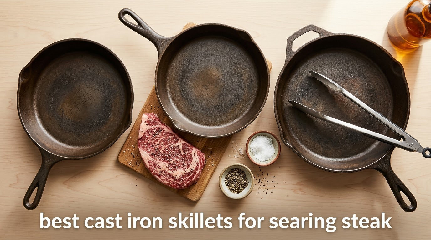 best cast iron skillets for searing steak