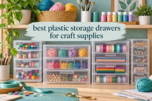 best plastic storage drawers for craft supplies