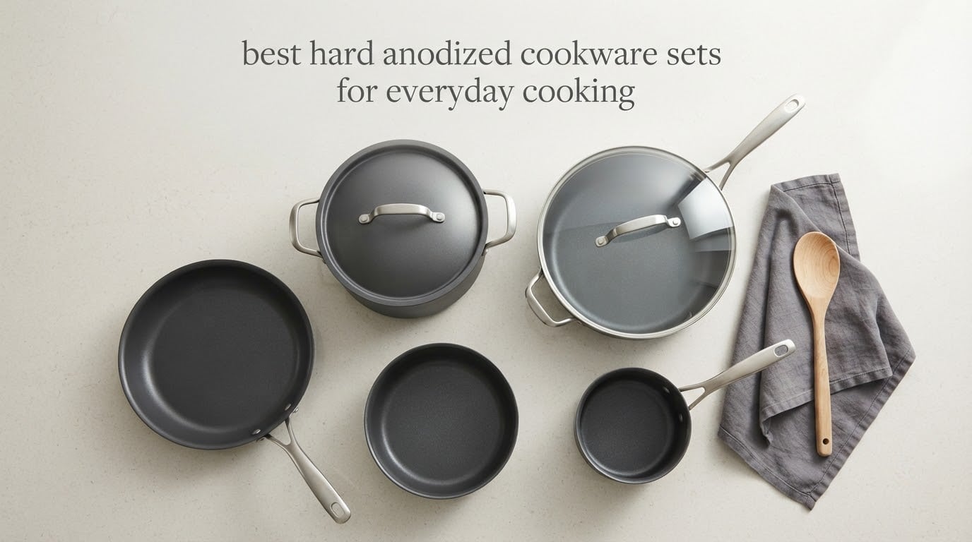 best hard anodized cookware sets for everyday cooking