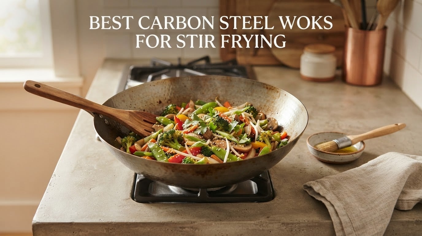 best carbon steel woks for stir frying
