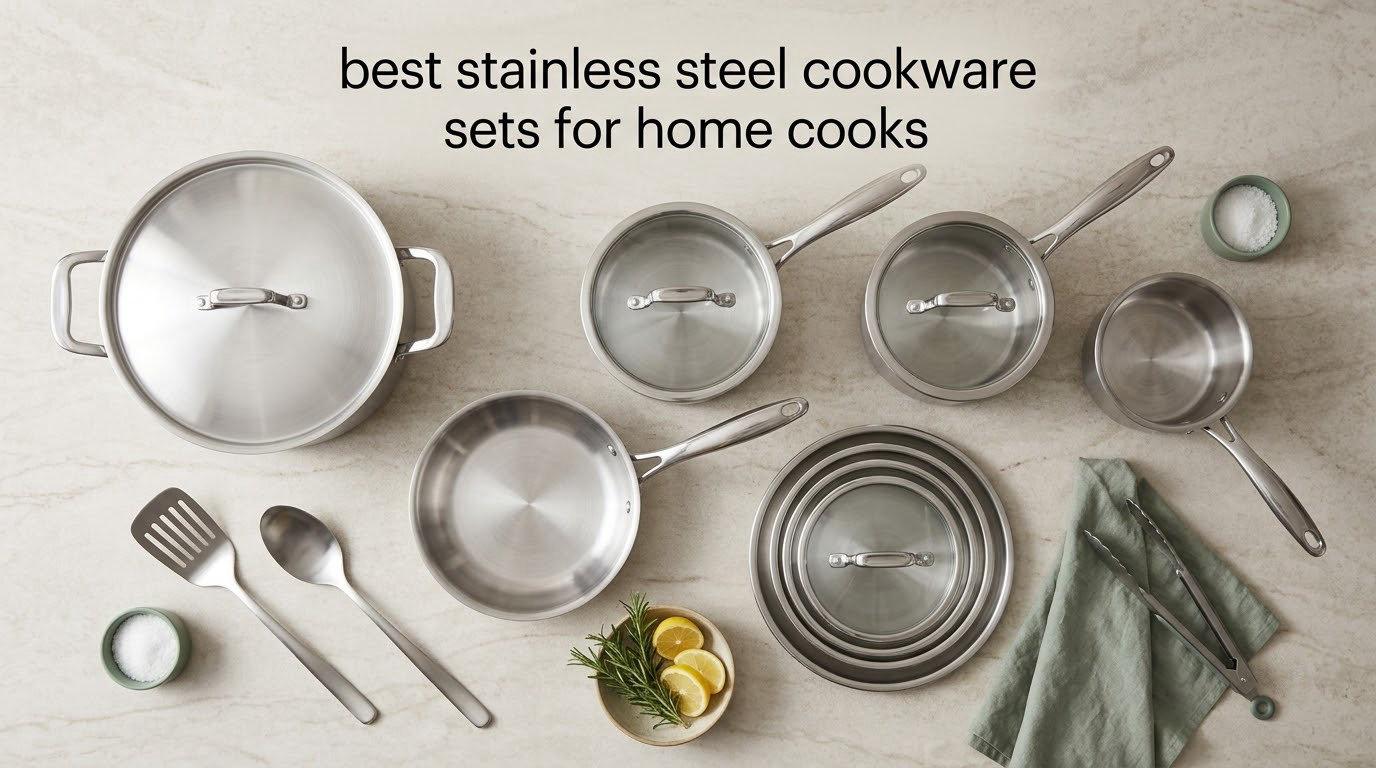 best stainless steel cookware sets for home cooks