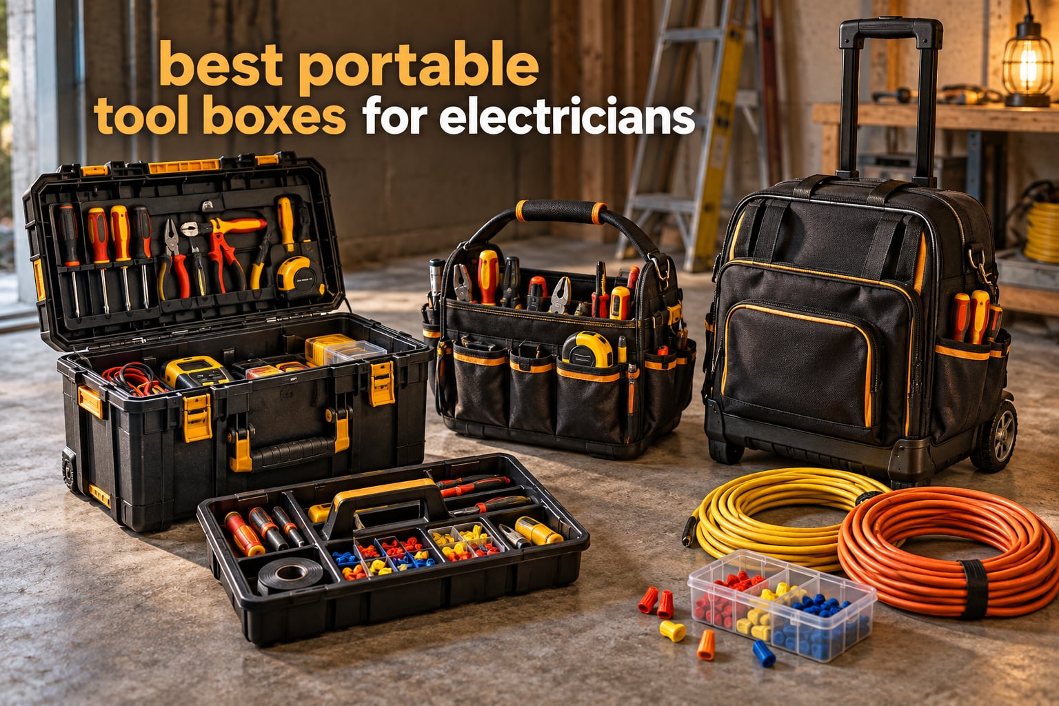 best portable tool boxes for electricians