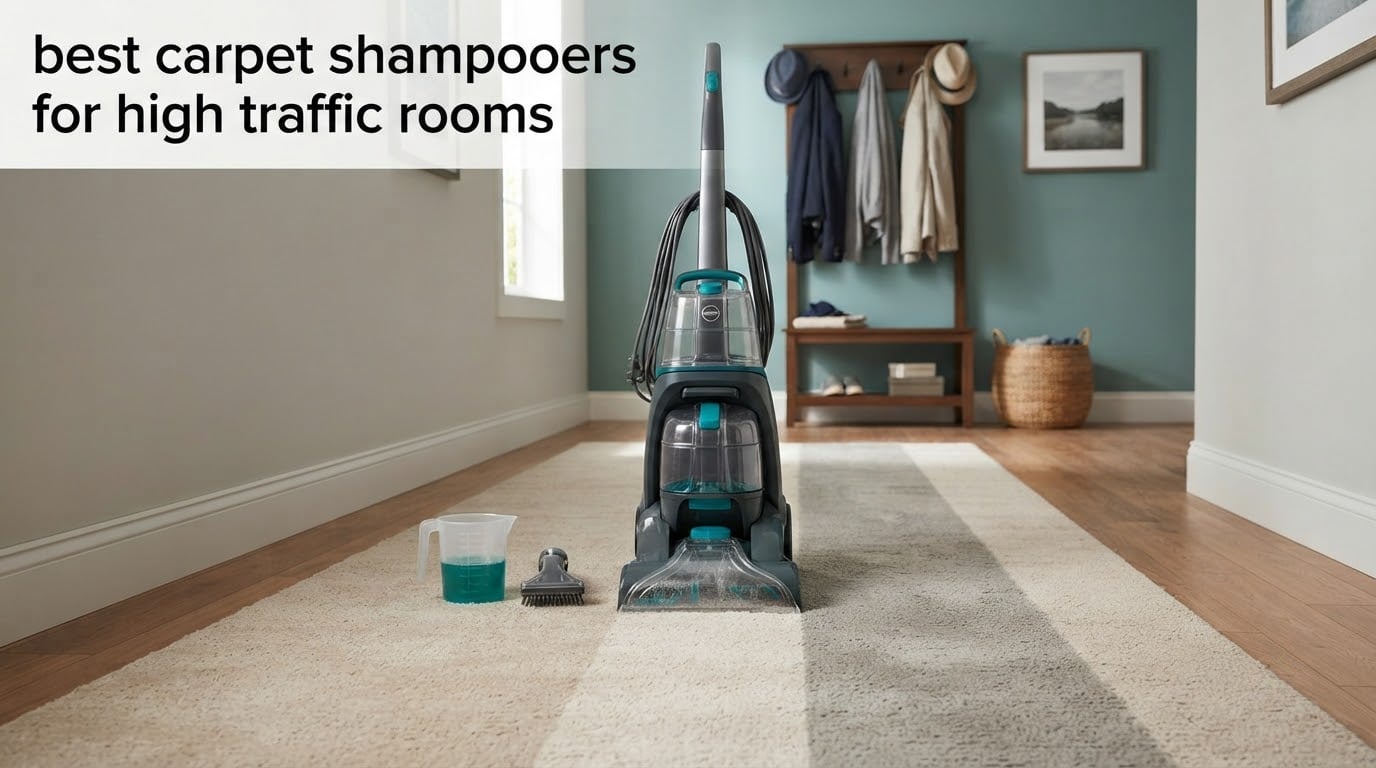 best carpet shampooers for high traffic rooms