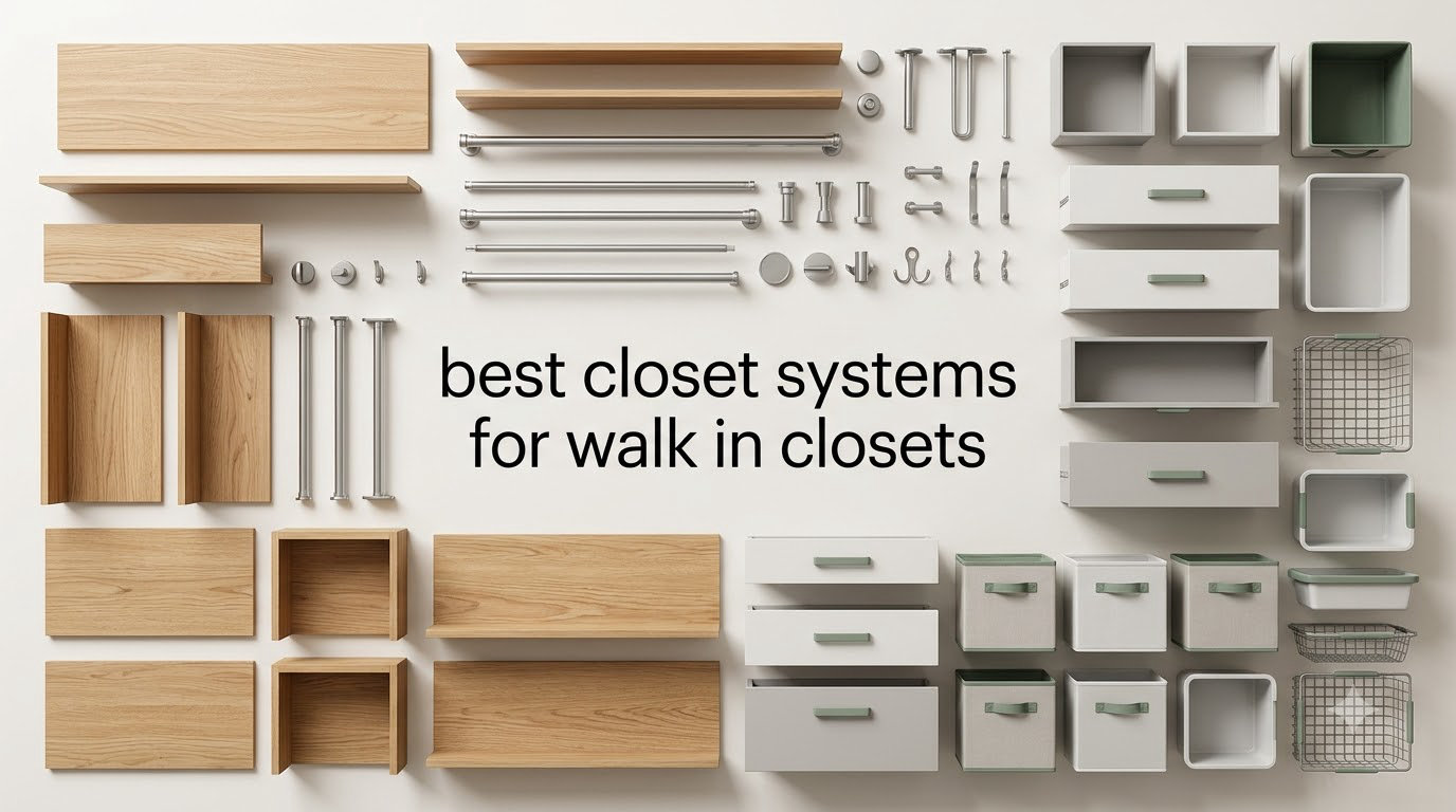 best closet systems for walk in closets