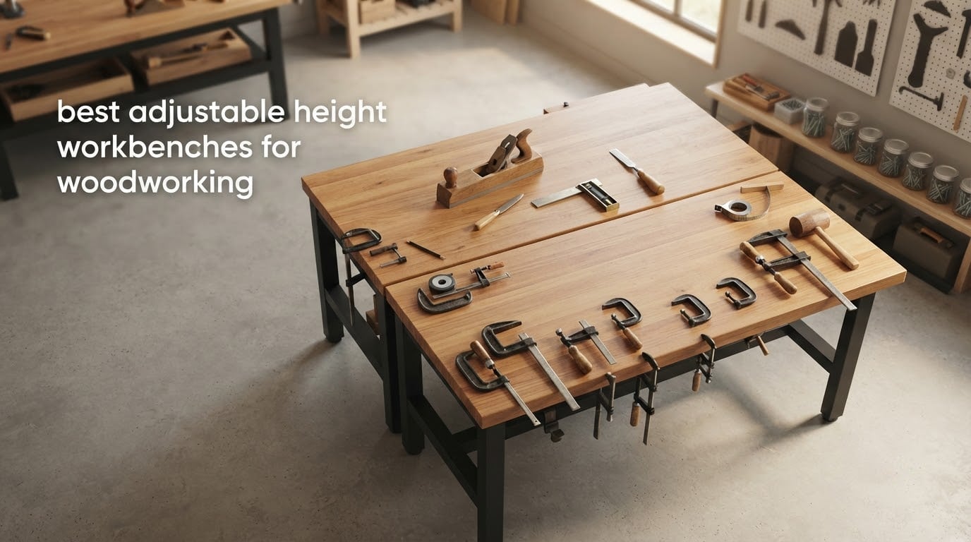 best adjustable height workbenches for woodworking