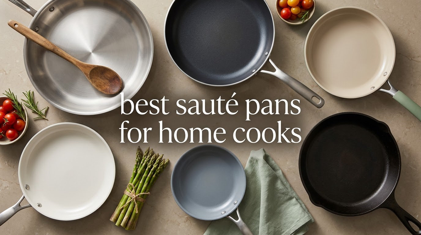 best sauté pans for home cooks