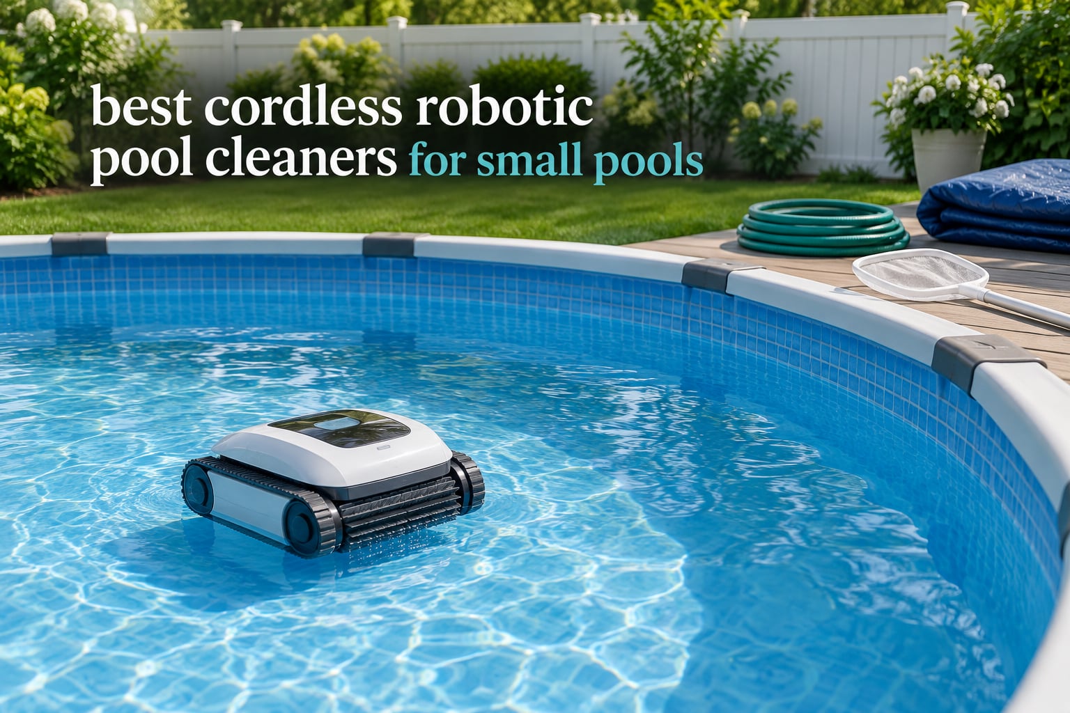 best cordless robotic pool cleaners for small pools