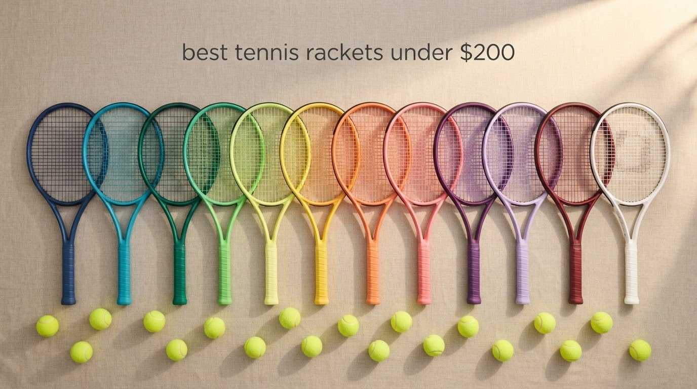 best tennis rackets under $200
