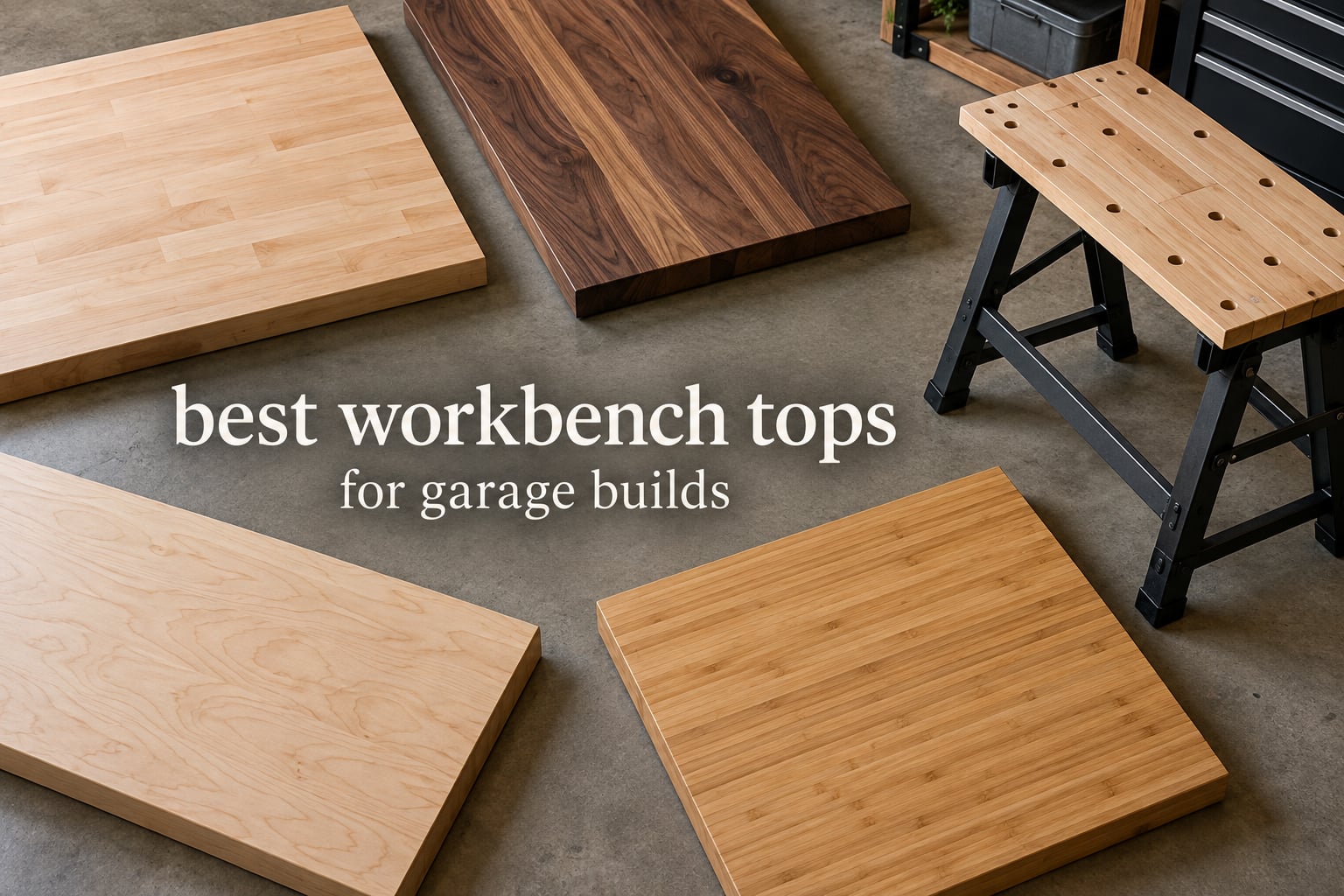 best workbench tops for garage builds